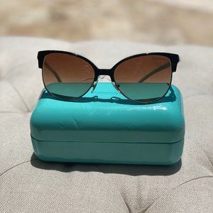 Tiffany & Co. Tortoise Frame Cat Eye Sunglasses